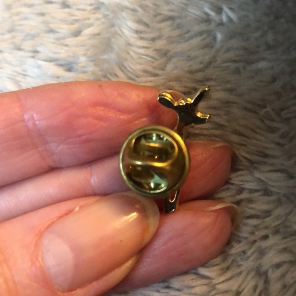 Bundle of Gold Colored Christmas Pins : Holly, Reindeer & Tree - Picture 7 of 15